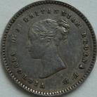MAUNDY TWOPENCES 1855  VICTORIA UNC