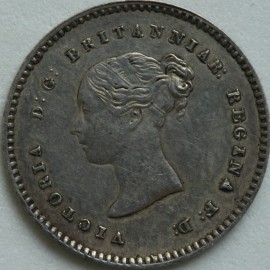 MAUNDY TWOPENCES 1855  VICTORIA  UNC