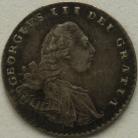 MAUNDY PENNIES 1792  GEORGE III WIRE MONEY UNC T.
