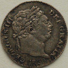 MAUNDY PENNIES 1820  GEORGE III  FDC T