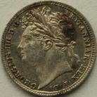 MAUNDY PENNIES 1822  GEORGE IV GEF