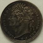 MAUNDY PENNIES 1829  GEORGE IV GEF