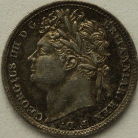 MAUNDY PENNIES 1830  GEORGE IV  GEF