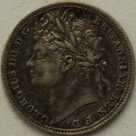 MAUNDY PENNIES 1830  GEORGE IV  GVF