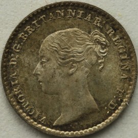 MAUNDY PENNIES 1875  VICTORIA  FDC