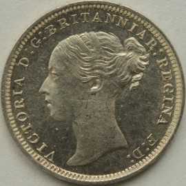 MAUNDY THREEPENCES 1868  VICTORIA  FDC