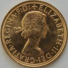 SOVEREIGNS 1958  Elizabeth II BU