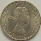 HALF CROWNS 1956  ELIZABETH II BU