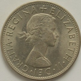 HALF CROWNS 1956  ELIZABETH II  BU