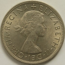 HALF CROWNS 1961  ELIZABETH II  BU