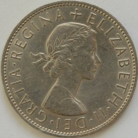 HALF CROWNS 1966  ELIZABETH II  BU