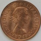 PENNIES 1963  ELIZABETH II BU