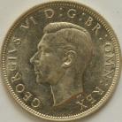 HALF CROWNS 1937  GEORGE VI  UNC LUS