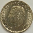 HALF CROWNS 1944  GEORGE VI  UNC LUS