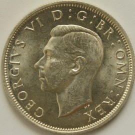 HALF CROWNS 1946  GEORGE VI  BU