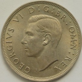 HALF CROWNS 1947  GEORGE VI  BU