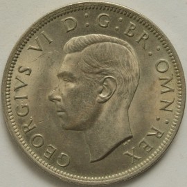 HALF CROWNS 1948  GEORGE VI  BU