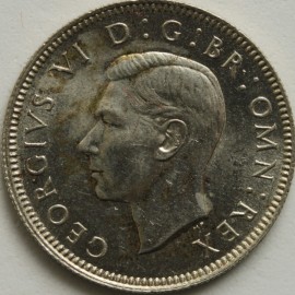 SHILLINGS 1945  GEORGE VI SCOT.     UNC LUS