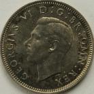 SHILLINGS 1946  GEORGE VI SCOT.    UNC LUS