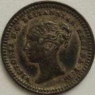 SILVER THREEHALFPENCE 1843  VICTORIA GVF