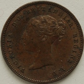 HALF FARTHINGS 1839  VICTORIA VERY SCARCE GEF