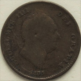 THIRD FARTHINGS 1835  WILLIAM IV  F