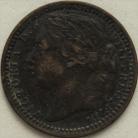 THIRD FARTHINGS 1866  VICTORIA GVF