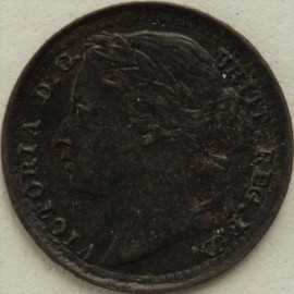 THIRD FARTHINGS 1884  VICTORIA  GVF