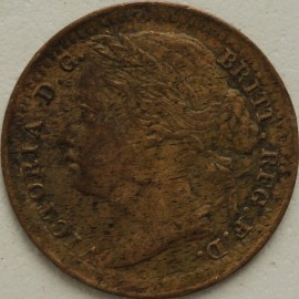 THIRD FARTHINGS 1885  VICTORIA  GVF