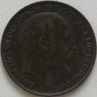 FARTHINGS 1910  EDWARD VII VERY SCARCE NVF