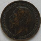 FARTHINGS 1915  GEORGE V F594 SCARCE BRIT T GVF