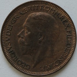 FARTHINGS 1930  GEORGE V SCARCE GEF