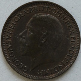 FARTHINGS 1935  GEORGE V SCARCE      GEF LUS