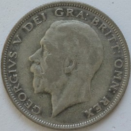 HALF CROWNS 1930  GEORGE V SCARCE GF