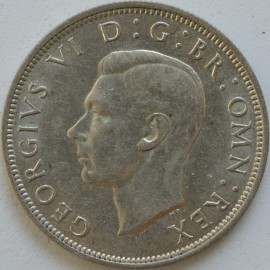 HALF CROWNS 1940  GEORGE VI  GEF