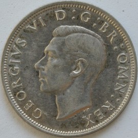 HALF CROWNS 1941  GEORGE VI  GVF