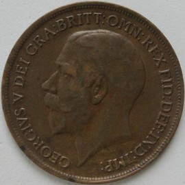 PENNIES 1918  GEORGE V  GVF