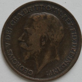 PENNIES 1919 H GEORGE V HEATON NVF