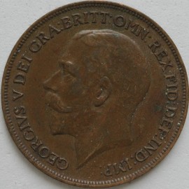 PENNIES 1921  GEORGE V F191 GVF