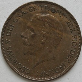 PENNIES 1929  GEORGE V  GVF