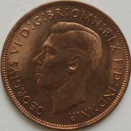 PENNIES 1948  GEORGE VI  BU