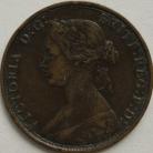 HALFPENCE 1862  VICTORIA F289 GVF