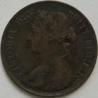 HALFPENCE 1877  VICTORIA NVF