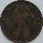 HALFPENCE 1885  VICTORIA GF