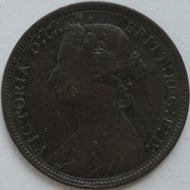 HALFPENCE 1888  VICTORIA  GVF              