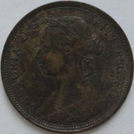 HALFPENCE 1890  VICTORIA  GVF