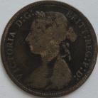 HALFPENCE 1893  VICTORIA GF