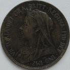 HALFPENCE 1899  VICTORIA VF