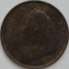 HALFPENCE 1900  VICTORIA GEF