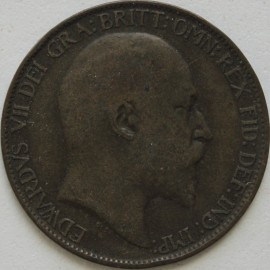 HALFPENCE 1902  EDWARD VII  F